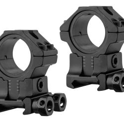 Paire de colliers LENSOLUX - r&eacute;glable en hauteur  -  rail 21 mm