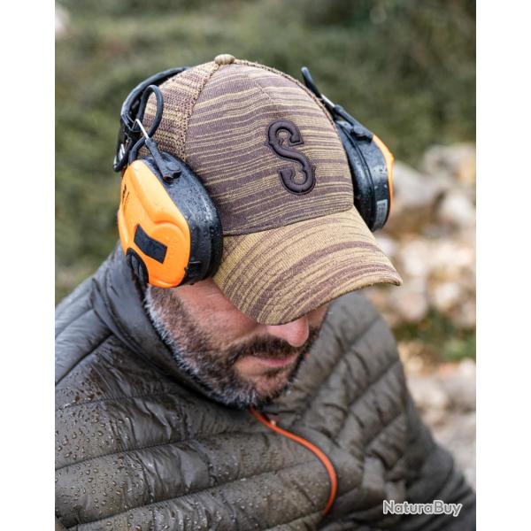 KNIT CAP CASQUETTE MAILLE CHIN�E LOGO 3D - BARK - TU