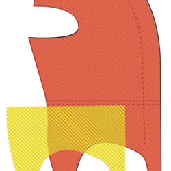 CAGOULE LONGUE ANTI-COUPURE + FLAMME R - W&Uuml;RZBURG - BLEU - TU