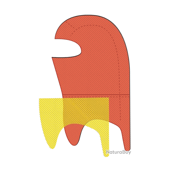 CAGOULE LONGUE ANTI-COUPURE + FLAMME R - W�RZBURG - BLEU - TU