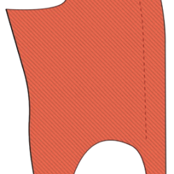 CAGOULE LONGUE FLAMME R - WARBURG - BLEU - TU