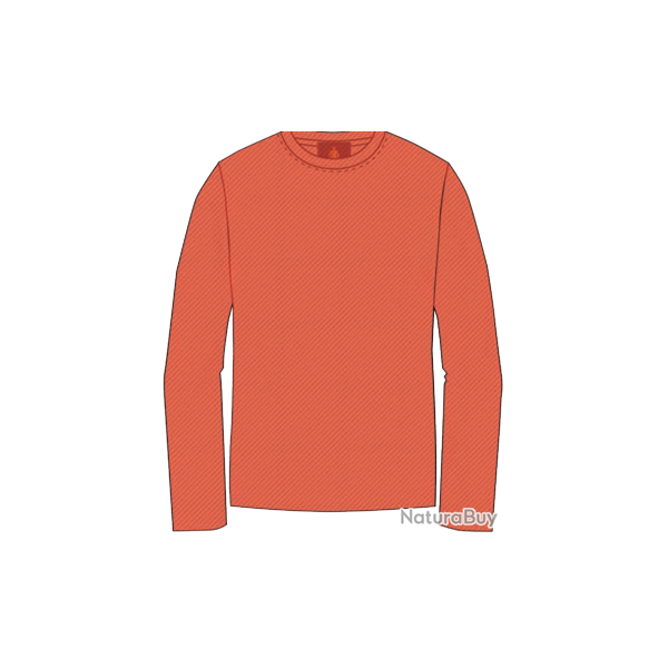 TEE-SHIRT FLAMME R MANCHE L - ARNEBURG - BLEU - L