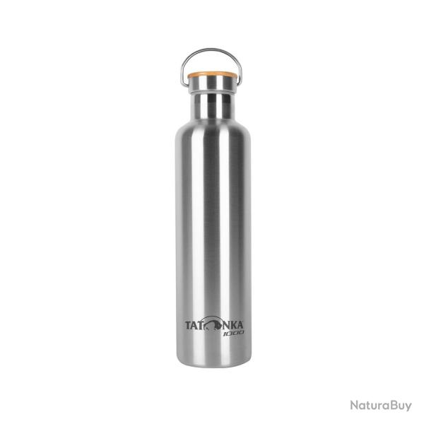 HOT COLD STUFF - THERMOS INCASSABLE - BOUCHON BAMBOO -1L - ACIER INOX