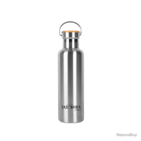 HOT COLD STUFF - THERMOS INCASSABLE - BOUCHON BAMBOO - 750ml - ACIER INOX