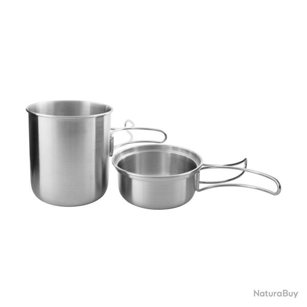 HANDLE MUG 600 SET - TASSE GRADUEE + CASSEROLLE - POIGNEE PLIANTE - 600ml - ACIE