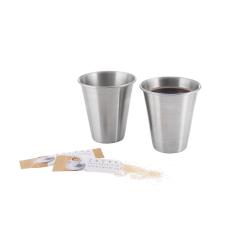 SHOT CUP SET - ACIER INOX