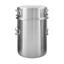 POT SET FOR CARTRIDGE 450 + BURNER - ACIER INOX