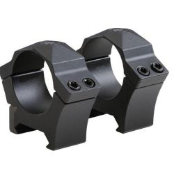 ALPHA1 SCOPE RING, 1 IN, STEEL, MED, SIG HUNTING, COMPLETE SET, BLK