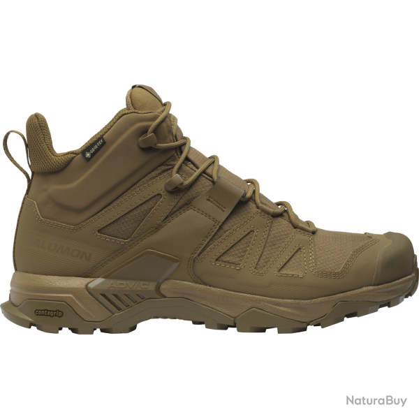 CHAUSSURES SALOMON X ULTRA FORCES MID GTX - COYOTE -  38 2/3