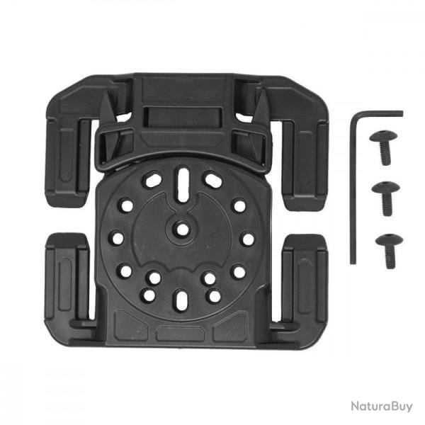 SUPPORT MOLLE M,B,S POUR HOLSTER ET ACCESSOIRES - NOIR