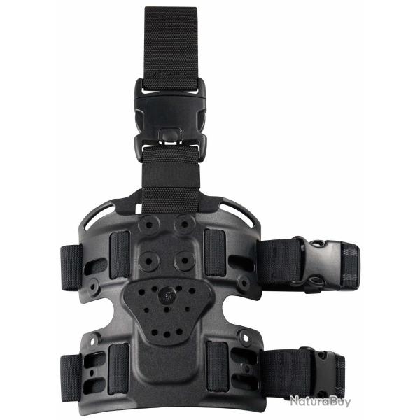 PLAQUE DE CUISSE DETACHABLE DOUBLE STRAP - DROITIER - NOIR