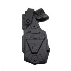 HOLSTER RADAR ROTOLOCK EXTR TASER T7 - SANS PASSANT CEINTURE - AMBIDEXTRE - NOIR