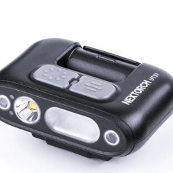 LAMPE A PINCE UT31 - AVEC FLASH ROUGE ET BLEU - RECHARGEABLE USB-C - IPX4