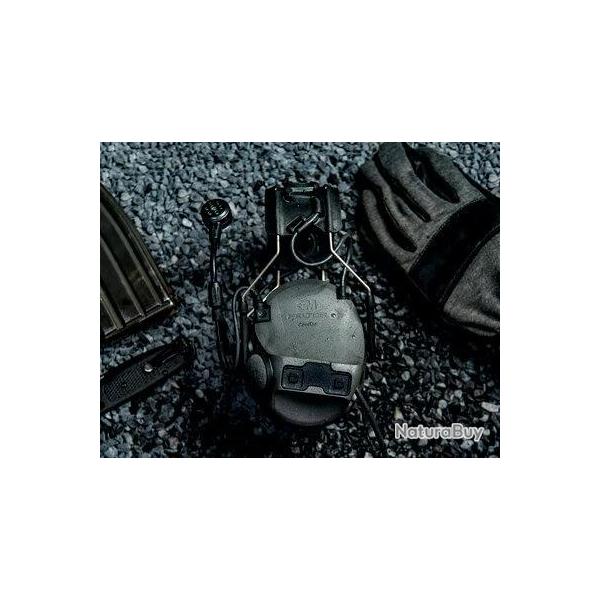 CASQUE PELTOR COMTAC VIII -  GRIS - SANS MICRO