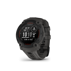 MONTRE GPS MULTI-FONCTIONS&nbsp; GARMIN INSTINCT E 45 NOIRE BRACELET GRIS
