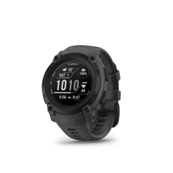 MONTRE GPS MULTI-FONCTIONS&nbsp; GARMIN INSTINCT E 40 NOIRE BRACELET GRIS