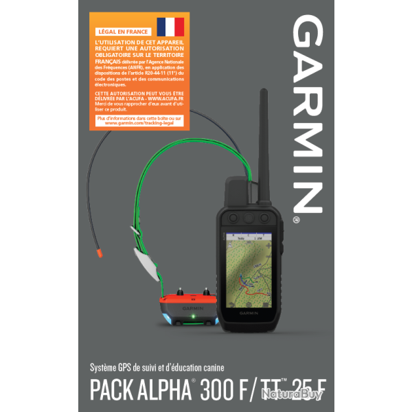 PACK GPS GARMIN ALPHA 300 TT25 VERSION F