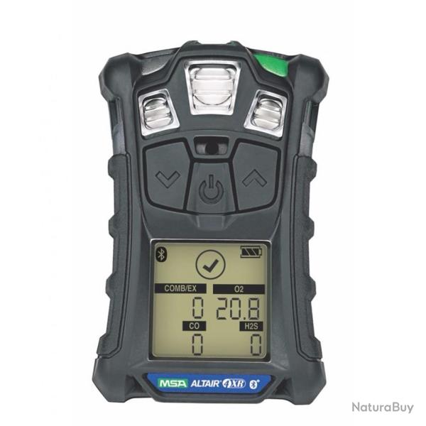 DETECTEUR ALTAIR 4XR BLUETOOTH GRIS (EXPLO,O2,H2S ET CO) ET CHARGEUR GARANTIE 4
