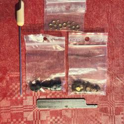 Vend kit tir r&eacute;duit caoutchouc H&C pour revolver poudre noire calibre. 44 + 98 ogives