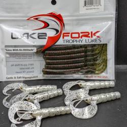 Lot441/ leurre LAKE FORK + 5 leurres FOX RAGE uv minicraw 8 cm , 3.1"