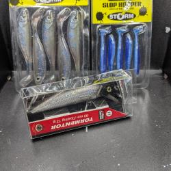 Lot442 /leurre ABU GARCIA tormentor + 2 BLISTERS STORM.