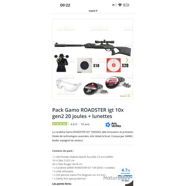 Carabine � plombs Gamo roadster IGT