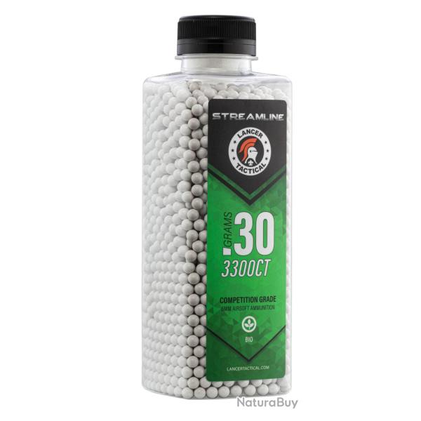 CARTON DE 12 BOUTEILLES DE 3300 BB's LT STREAMLINE - BIO - 0.30g