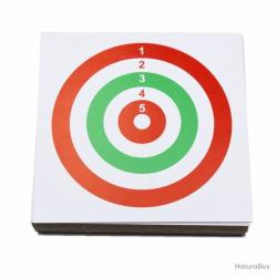 LOT DE 100 CIBLES EN CARTON 14X14CM - MOD&Egrave;LE 2