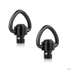 LOT DE 2 ANNEAUX DE GRENADI&Egrave;RE PIVOTANTES &Agrave; D&Eacute;TACHEMENT RAPIDE