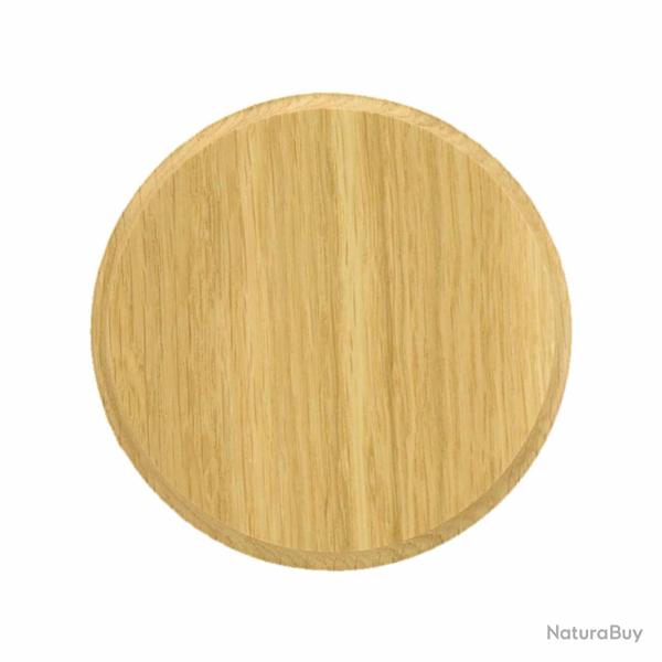 Plaque troph�e ronde sanglier ch�ne clair - � 20 cm