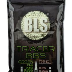 CARTON DE 20 SACHETS DE BILLES BLS TRACER 1KG VERT - 0.30g BIO