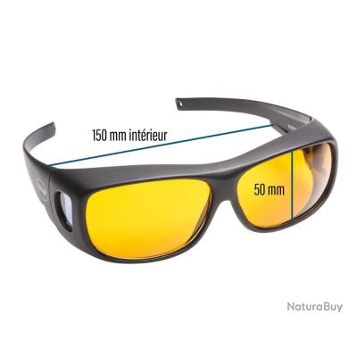 SURLUNETTES POLARISANTES VUXUN 1800 VERRE JAUNE