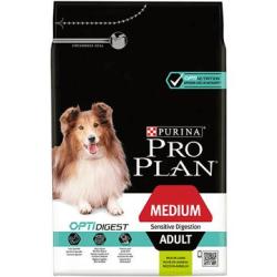 PROPLAN DOG ADULT MEDIUM SENSITIVE DIGESTION AGNEAU 14KGS