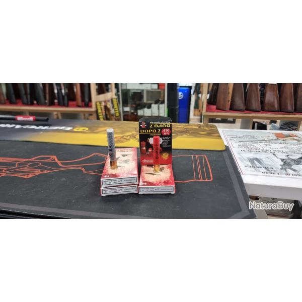 3 boites de 10 cartouches de 410 mag + 1 btes de 5 balles 410 mag