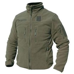 Blouson polaire homme vert Col montant 390 g m&sup2; DCA France