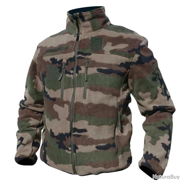 Blouson polaire homme Camo Col montant 390 g m� DCA France