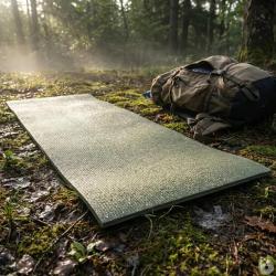 Tapis de Sol en Mousse XPE Vert - 180x50 cm - &Eacute;paisseur 6 mm
