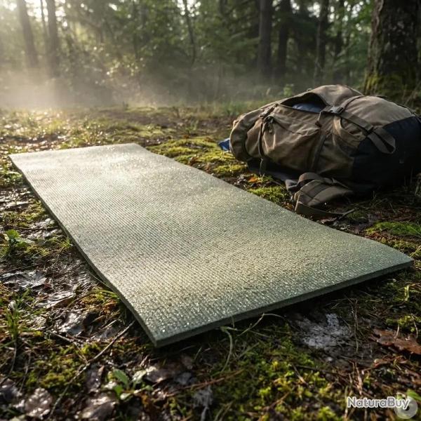 Tapis de Sol en Mousse XPE Vert - 180x50 cm - �paisseur 6 mm