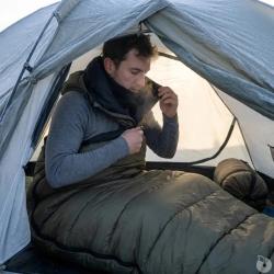 Sac de couchage extr&ecirc;me DCA France - Confort jusqu'&agrave; -21&deg;C - Vert arm&eacute;e