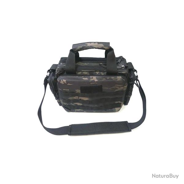Sacoche Militaire Black Camo - Polyester 600D R�sistant
