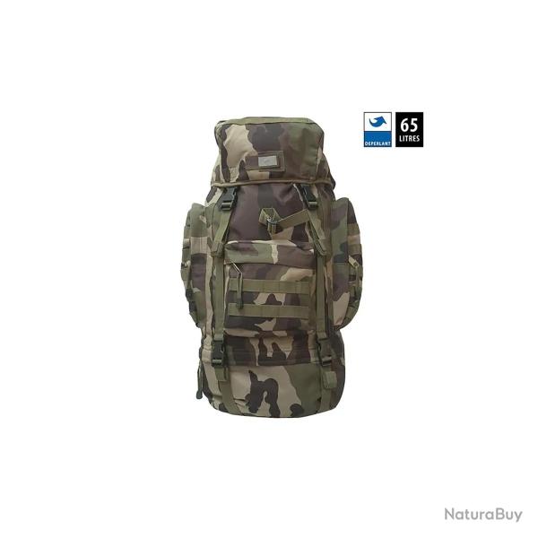 Sac � dos militaire tactique 65L - Camouflage Ripstop PVC