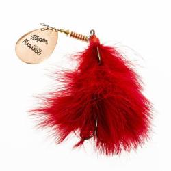 Cuiller Tournante Mepps Giant Marabou 20cm 40g Cuivre Pompon rouge