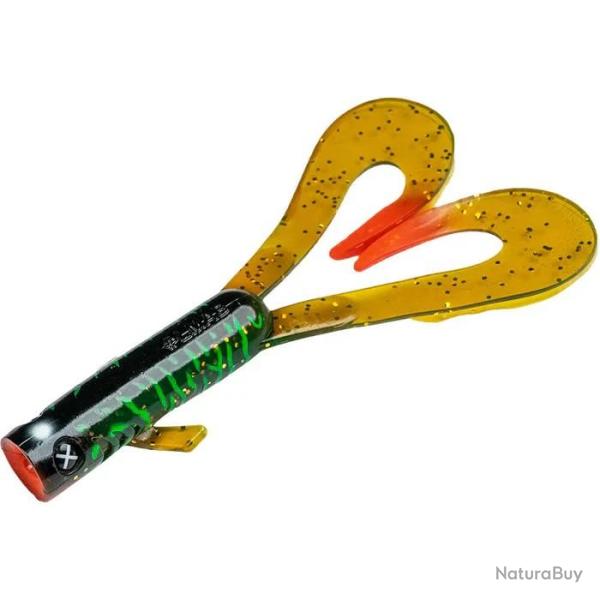 Leurre Souple LMAB Drunk Dancer 12cm 12g 12cm A l'unit� #Toxic Zebra