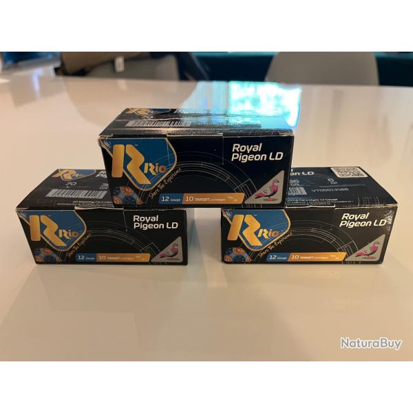 SUPER AFFAIRE! 30 CARTOUCHES RIO ROYAL PIGEON LD EN PLOMB 6 � 1 EURO SANS PRIX DE R�SERVE !