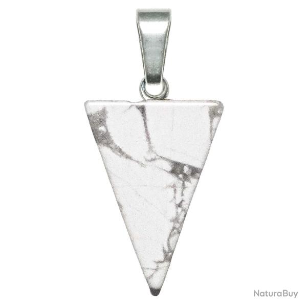 Pendentif pointe fl�che en howlite