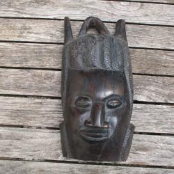 masque africain du gabon en eben