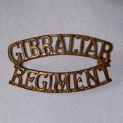 Titre d'&eacute;paule title Anglais GIBRALTAR R&eacute;giment