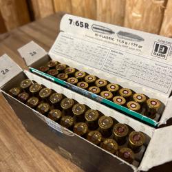 ENCHERES 1� - LOT 39 MUNITIONS 7X65R RWS ID CLASSIC 11,5g / GECO TEIL MANTEL 10,7g