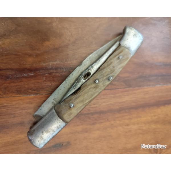 Couteau ancien v�ritable Brossard Cuill�re 2 pieces.