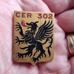 INSIGNE CER 302 MATRICULE N&deg; 9